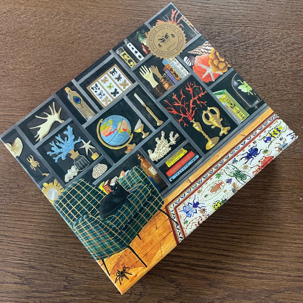 Galison “Eclectic Treasures” 1000 piece foil puzzle